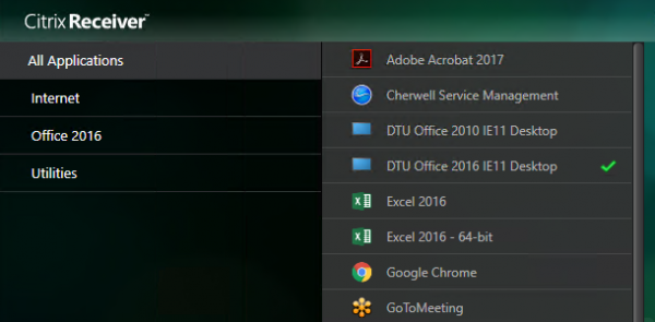 Full desktop access
